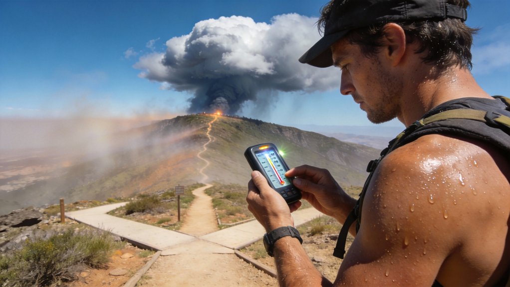 check weather before hiking