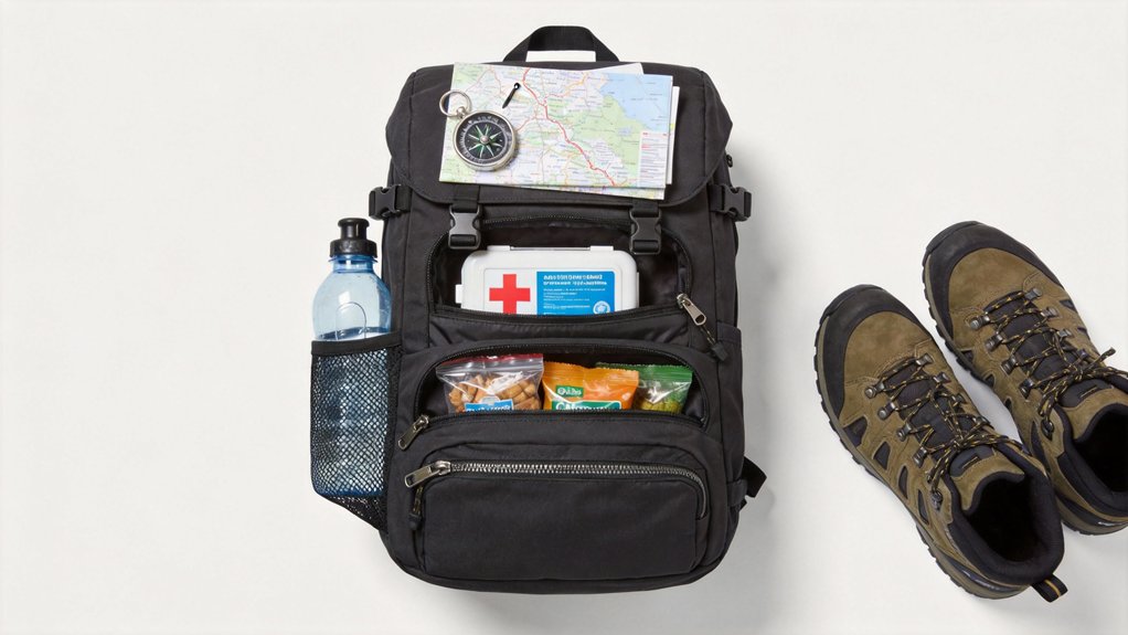 efficient hiking gear organization