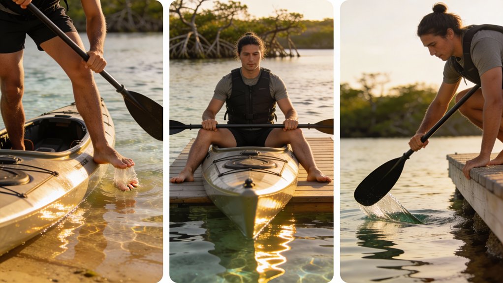 kayak entry techniques explained