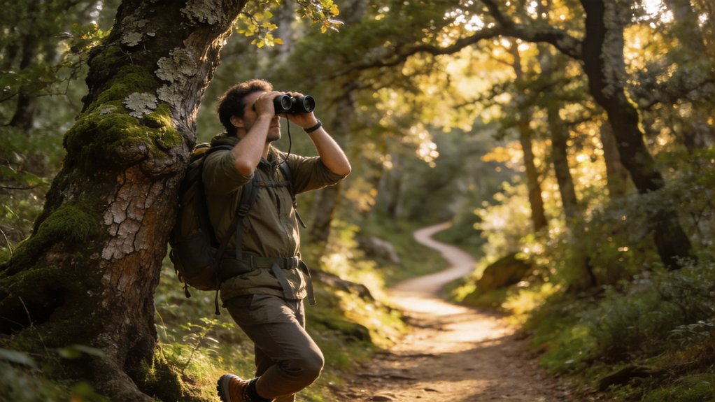 observe listen move quietly